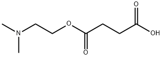 DIMETHYLETHANOLAMINESUCCINATE 化学構造式