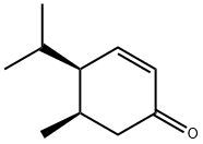 2-Cyclohexen-1-one,5-methyl-4-(1-methylethyl)-,(4R-cis)-(9CI) Struktur