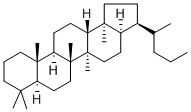 17ALPHA(H),21ALPHA(H)-22RS-BISHOMOHOPANE Struktur