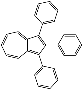 1,2,3-Triphenylazulene Structure