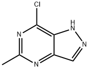 1H-Pyrazolo[4,3-d]pyriMidine, 7-chloro-5-Methyl- Struktur