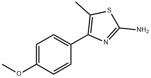 4-(4-甲氧基苯基)-5-甲基噻唑-2-胺, 105512-88-7, 结构式