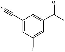 3-乙酰基-5-氟苄腈, 105515-21-7, 结构式