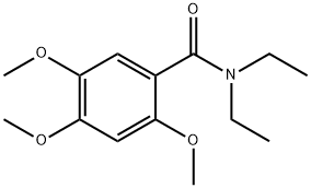 BENZAMIDE, N,N-DIETHYL-2,4,5-TRIMETHOXY-,105518-12-5,结构式
