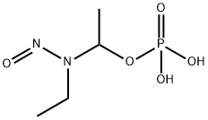 1-(N-ethyl-N-nitrosamino)ethyl phosphate Structure
