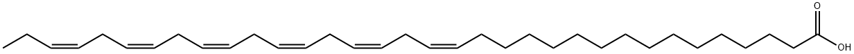 Tetratriaconta-16(Z),19(Z),22(Z),25(Z),28(Z),31(Z)-hexaenoic Acid Structure