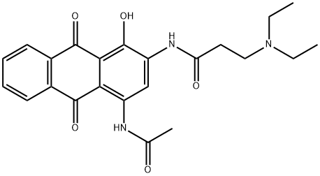 3-diethylamino-2-(9,10-dioxoanthracen-2-yl)propanamide Structure