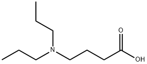 4-(dipropylamino)butanoic acid 化学構造式