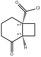 Bicyclo[4.2.0]octane-1-carbonyl chloride, 5-oxo-, cis- (9CI) Structure