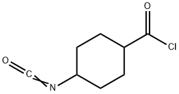 Cyclohexanecarbonyl chloride, 4-isocyanato- (9CI) Structure