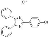 2,3-ジフェニル-5-(4-クロロフェニル)テトラゾリウム クロリド 化学構造式