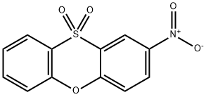 2-Nitrophenoxathiin-10,10-dioxide Structure