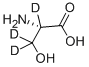 L‐セリン‐2,3,3‐D3 化学構造式