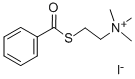 碘化苯甲酰硫代胆碱,10561-14-5,结构式