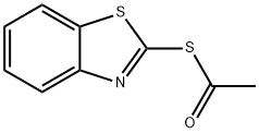 Ethanethioic acid, S-2-benzothiazolyl ester (9CI) Structure