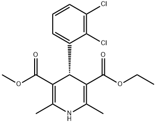 (S)-Felodipine, 105618-03-9, 结构式