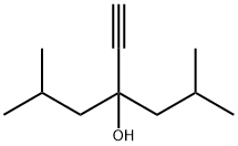 4-エチニル-2,6-ジメチル-4-ヘプタノール 化学構造式