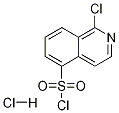 1-Chloroisoquinoline-5-sulfonyl chloride Hydrochloride 结构式