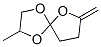 1,4,6-Trioxaspiro[4.4]nonane,  2-methyl-7-methylene- 结构式