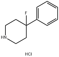 4-Fluoro-4-phenylpiperidine hydrochloride Struktur