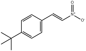 Benzene, 1-(1,1-dimethylethyl)-4-[(1E)-2-nitroethenyl]- Struktur