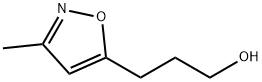 3-(3-甲基异恶唑-5-基)丙-1-醇, 105658-49-9, 结构式