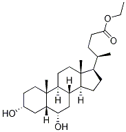 Cholan-24-oic acid, 3,6-dihydroxy-, ethyl ester, (3a,5b,6a)-|胆酸杂质