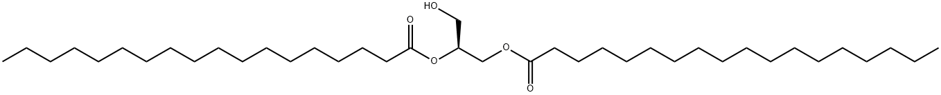 1,2-DISTEAROYL-SN-GLYCEROL, 10567-21-2, 结构式
