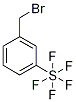 3-(Bromomethyl)phenylsulphur pentafluoride, 1-(Bromomethyl)-3-(pentafluorosulphanyl)benzene Struktur