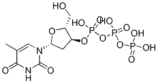 Thymidine 3'-triphosphoric acid Structure