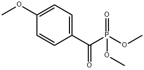 DIMETHYL(4-METHOXYPHENYLOXOMETHYL)PHOSPHONATE, 10570-48-6, 结构式