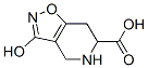 105701-67-5 3-hydroxy-4,5,6,7-tetrahydroisoxazolo(4,5-c)pyridine-6-carboxylic acid