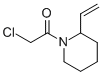 Piperidine, 1-(chloroacetyl)-2-ethenyl- (9CI) 化学構造式