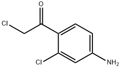Ethanone, 1-(4-amino-2-chlorophenyl)-2-chloro- (9CI) Struktur