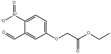 Ethyl (3-formyl-4-nitrophenoxy)acetate,105728-02-7,结构式