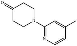 1-(4-Methylpyridin-2-yl)piperidin-4-one Struktur