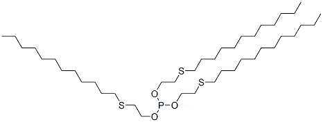 tris[2-(dodecylthio)ethyl] phosphite Struktur