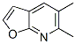 Furo[2,3-b]pyridine, 5,6-dimethyl- (9CI),105783-88-8,结构式