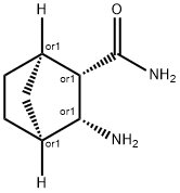 (1R,2S,3R,4S)-3-氨基双环[2.2.1]庚烷-2-甲酰胺,105786-39-8,结构式