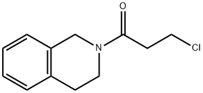 2-(3-chloropropanoyl)-1,2,3,4-tetrahydroisoquinoline Structure