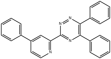 3-(4-PHENYL-2-PYRIDYL)-5,6-DIPHENYL-1,2,4-TRIAZINE,1058-71-5,结构式
