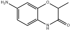 7-氨基-2-甲基-2H-苯并[B][1,4]噁嗪-3(4H)-酮, 105807-79-2, 结构式