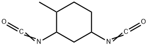2,4-diisocyanato-1-methylcyclohexane Struktur