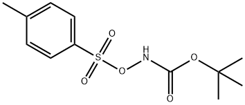 N-Boc-O-tosyl hydroxylamine 化学構造式