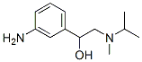 1-(3-aminophenyl)-2-(methyl-propan-2-yl-amino)ethanol Struktur