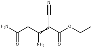 ethyl 3,5-diamino-2-cyano-5-oxopent-2-enoate Structure