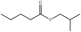 ペンタン酸イソブチル 化学構造式
