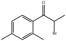 2-溴-1-(2,4-二甲基苯基)丙烷-1-酮 结构式