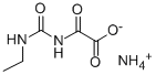 Acetic acid, (((ethylamino)carbonyl)amino)oxo-, monoammonium salt Struktur