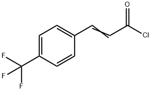 3-[4-(TRIFLUOROMETHYL)PHENYL]-2-PROPENOYLHLORIDE,105919-36-6,结构式